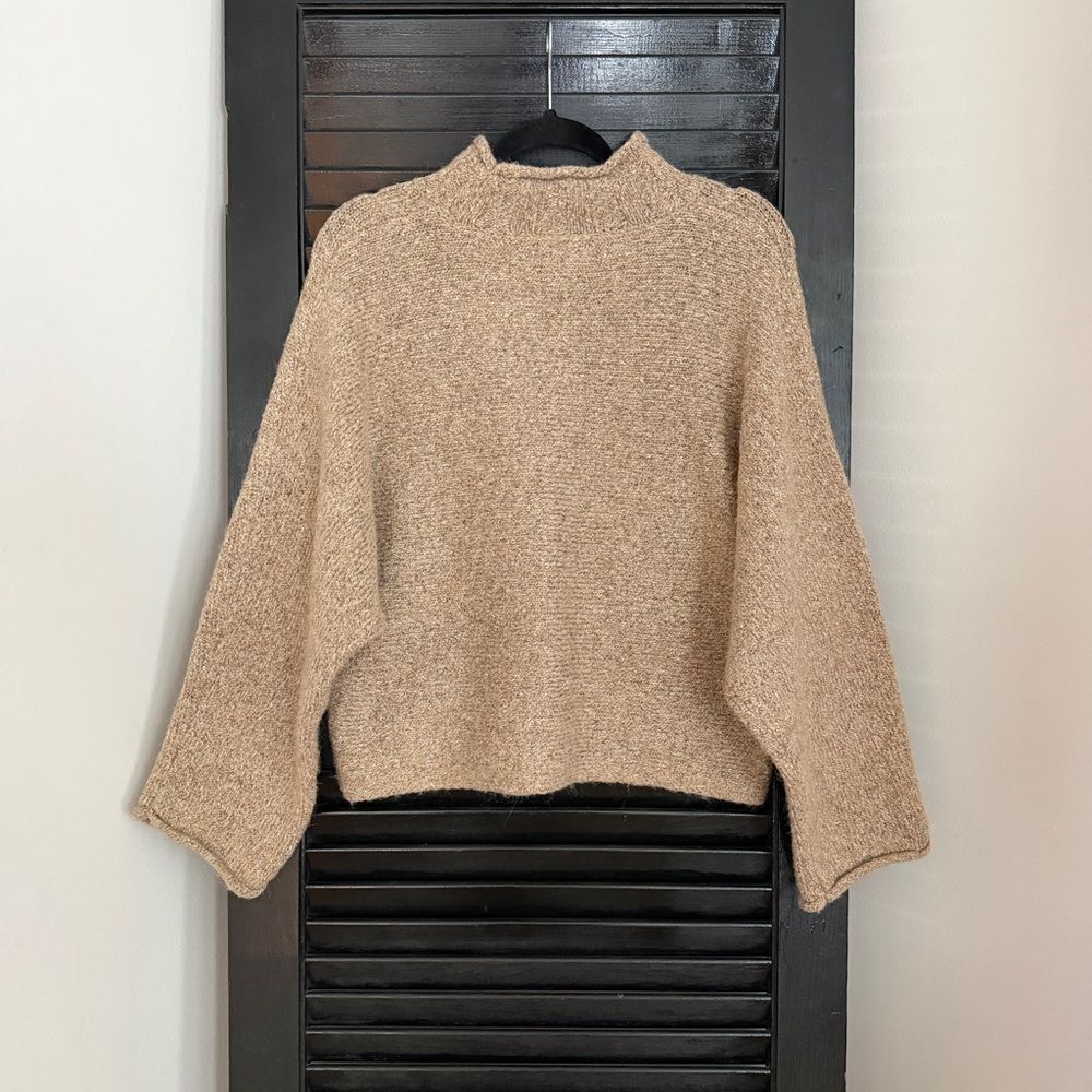 William Rast Wool Cotton Blend Dolman Sweater Women M - Picture 2 of 8